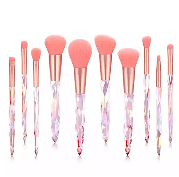 Makeup Brushes (Unicorn Pink)